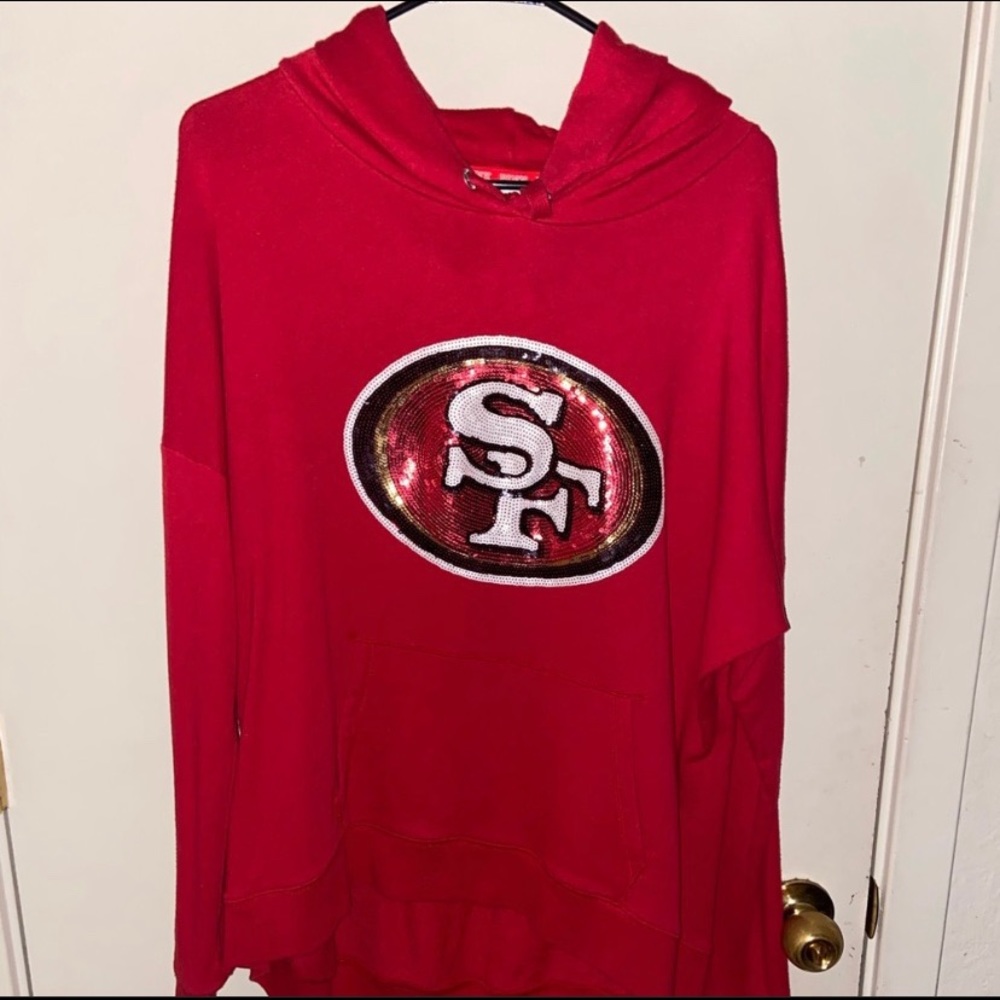 49’er PINK bling hoodie